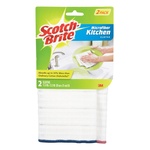 3M 9032-2 Scotch-Brite Microfiber Cleaning Cloth 12.2 in. W x 11.4 in. L 2/Pack