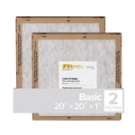3M FPL02-2PK-24 Filtrete 20 in. W X 20 in. H X 1 in. D Synthetic 5 MERV Flat Panel Filter 2 pk