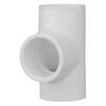 Charlotte Pipe PVC 02400 0800 Schedule 40 3/4 in. Slip x 3/4 in. Dia. Slip PVC Tee