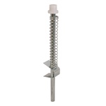 Prime-Line - N 6729 - Zinc-Plated Silver Steel Bi-Fold Door Guide Rod 1 pk
