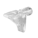 Prime-Line - U 10147 - Clear Plastic Shelf Support Peg 1 Ga. 5 lb