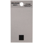Hillman 839374 2 in. Reflective Black Mylar Self-Adhesive Special Character Period 1/pc.
