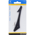 Hillman 839752 4 in. Black Plastic Nail-On Number 1 1/pc.