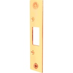 Prime-Line E2432 4.9 in. H x 1.1 in. L Brass-Plated Brass Steel Deadbolt Strike