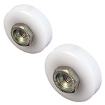 Prime-Line - M 6202 - 7/8 In. D X 1 In. L White Nylon/Steel Shower Door Roller 4 Pack