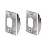 Prime-Line E2234 2.25 in. H x 1-5/8 in. L Chrome Steel Latch Strike Plate