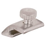 Prime-Line PL7955 Mill Aluminum Storm Door Panel Clip For 1/2 inch 8/Pack
