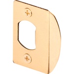 Prime-Line E2349 2.25 in. H x 1.43 in. L Brass-Plated Steel Latch Strike Plate