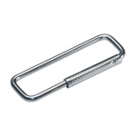 Hillman 701276 Metal Silver Split Rings/Cable Rings Key Ring