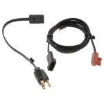 ZeroStart 360-0018 2 piece, through-the-grill cordset for stamped steel adapters, 120V 15Amp rating, 18 AWG,