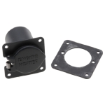 ZeroStart 360-0088 Weatherproof receptacle four hole square flange painted