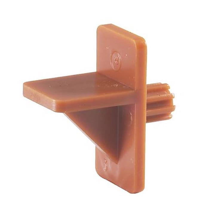 Prime-Line - U 10137 - Brown Plastic Shelf Support Peg 1 in. L 5 lb 
