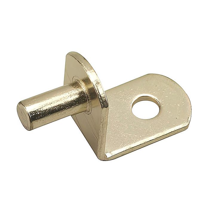 Prime-Line - U 10170 - Gold Steel Shelf Support Shelf Support Peg 5 mm Ga. 1.00 in. L 25 lb 