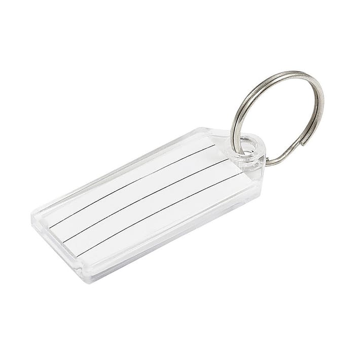 Hillman 701710 Metal Silver Labeling/ID Key Ring 